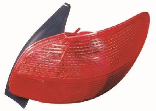 ABAKUS Tail Light Left Red 550-1921L-UE for Peugeot (1998-2003), No Bulb