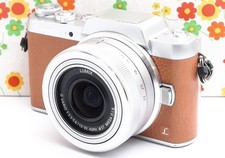 Panasonic LUMIX GF7 Mirrorless Camera 16MP WiFi Selfie Tilt Screen Lens Set