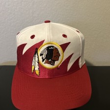 Vintage 90s Washington Redskins Logo 7 Sharktooth NFL SnapBack Hat Cap Twill