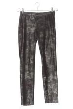 JUST EVE Leggings Donna Pantalone Taglia IT 38 nero-argento stile casual