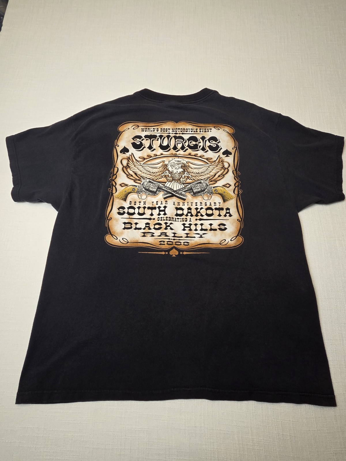Vintage Sturgis 2006 Black Hills Rally T-shirt Size XL