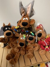Scooby-Doo Bean Bag Lot of 5 Warner Bros Bean Bag New with Tags 1998  12"