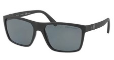 Polo Ralph Lauren PH4133 5284/81 Sunglasses Men's Black/Polarized Grey 59mm