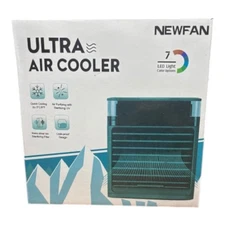 Ultra Air Cooler Newfan Add Water Artic Cold 7 LED Lights