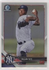 2018 Bowman Chrome Prospects Refractor 152/499 Dillon Tate #BCP235 0x1