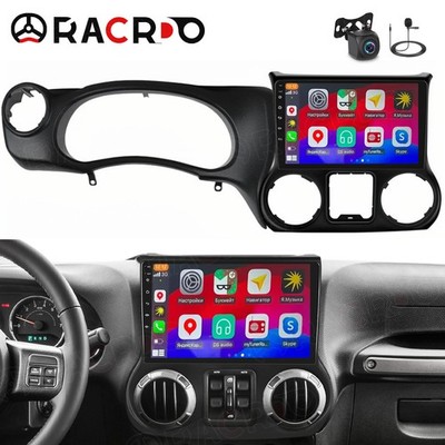 10.1''Android 15 Carplay Car Stereo Navi GPS Radio For Jeep Wrangler JK 2011-2014