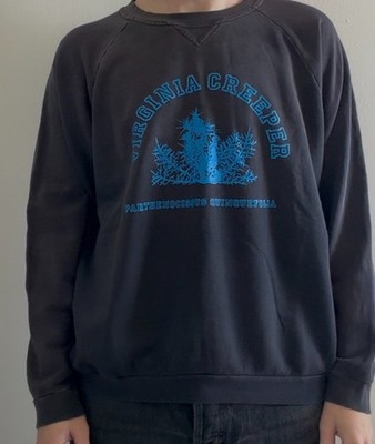 2001/2002 AW Raf Simons Virginia Creeper Pullover Crewneck Black Archive Size 50
