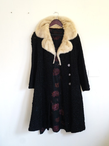 Stunning Black Astrakhan Fur