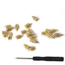 Tip Screws Pointed Cross Slot Leather Accessories for Belt Buckle small, gold