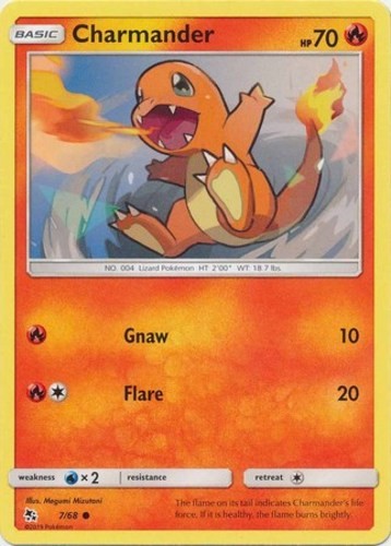Charmander - 7/68 - Common - Near Mint - Hidden Fates