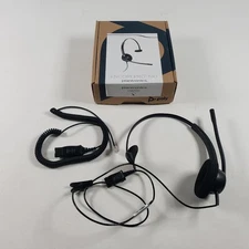 Plantronics EncorePro HW510 Monaural Noise-Cancelling Headset w/ Adapter Cable