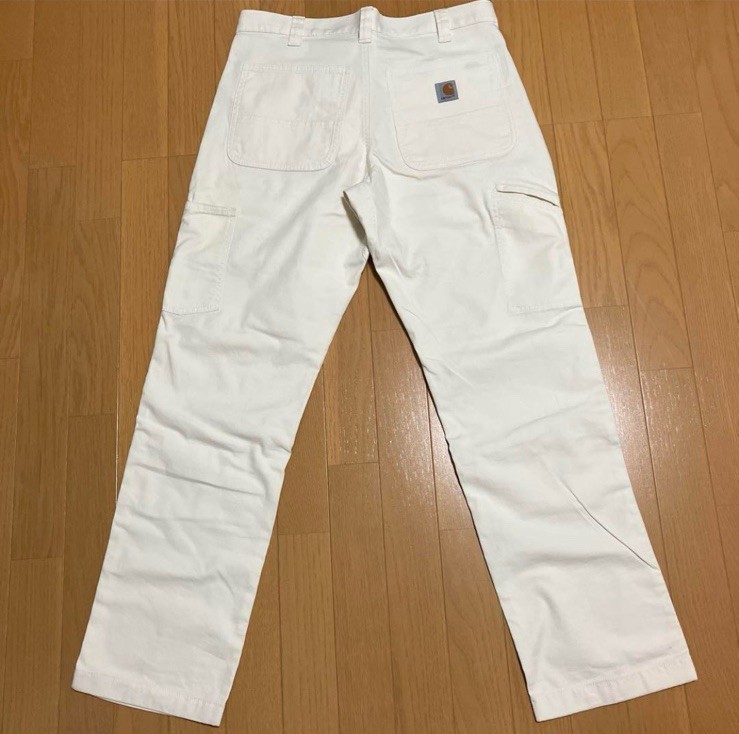 Carhartt Double Knee Pants White 34 x 32 Vintage Japan | eBay