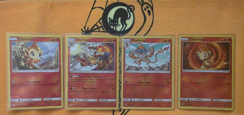 Ultra Prism Reverse Holos Chimarchar(2) Monferno Infernape 20-23/156 LP🔥👊🐒