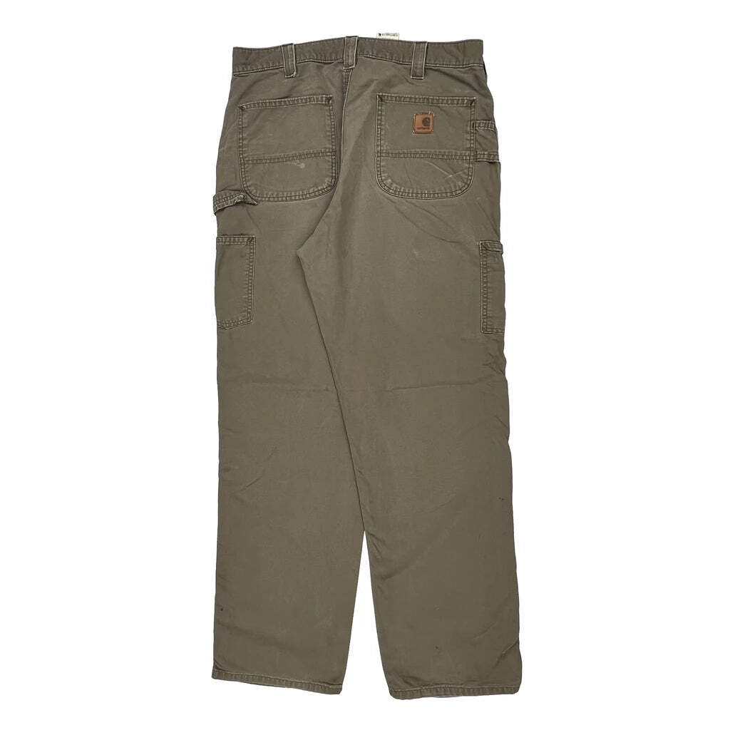 Carhartt Carpenter Pants - 36W 34L Khaki Cotton