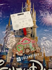 NEW 2025 Disney Parks Holiday Gingerbread Animal Kingdom Lodge Simba Ornament