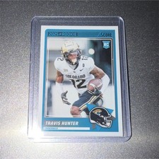 Panini 2025 Score Rookie Travis Hunter #20 Jaguars Buffaloes Football Card. rookie card picture