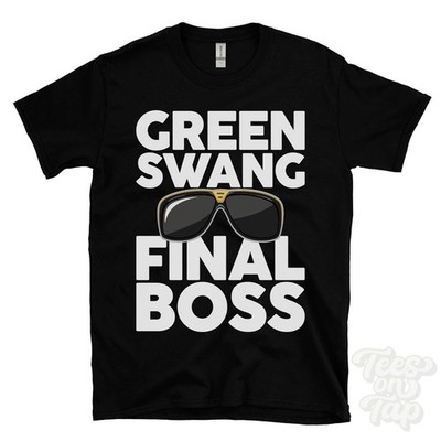 GREEN SWANG FINAL BOSS T-SHIRT lustiges Weihnachtsgeschenk Bardon Mill Northumberland