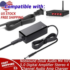 12V Adapter For Nobsound Douk Audio M4 HiFi Bluetooth 5.0 Digital Amplifier