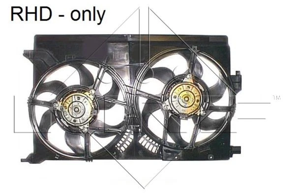 FAN ENGINE COOLING 47316 FOR Z 18 XE 1.8L Z19DTH/19DT/19DTL Z22SE/22YH 2.2L 4cyl - Image 2 of 4