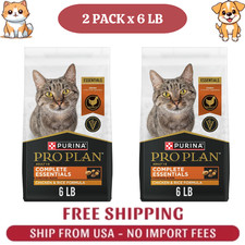 Purina Pro Plan Complete Essentials Dry Cat Food - Shredded Blend Chicken 12 LB