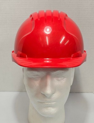JSP Evo 6100 Construction Hard Hat Head Protection Red