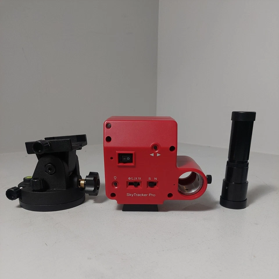 Soporte para cámara iOptron SkyTracker Pro con mira polar rojo/negro #3322 Foto 2 de 4
