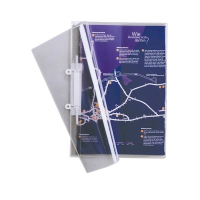 DURABLE Präsentationshefter Kunststoff transparent DIN A4, 25 St.
