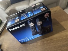 Panasonic KX-TGC222 Cordless Landline Boxed With 2 Handsets Digital Answering