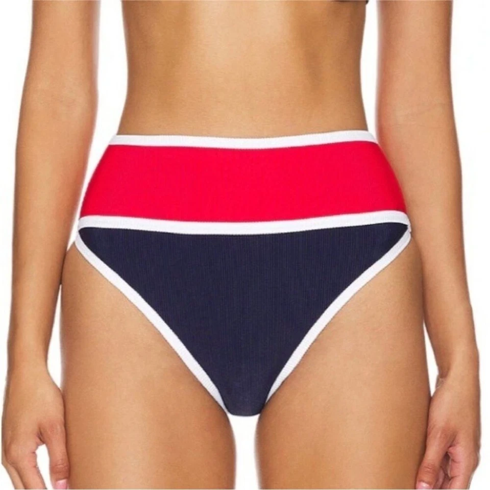 BEACH RIOT Carlotta High Waist Bikinihose Größe Large