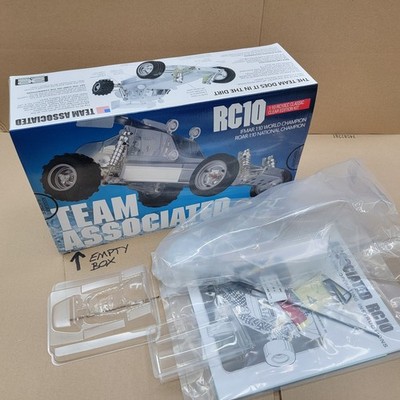 Associated Clear RC10 Body Decals Driver Wing And Empty Box From ASC6004 *read*