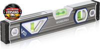 Workpro Profi Wasserwaage 25 Cm, Mini Wasserwaage Torpedo-Wasserwaage