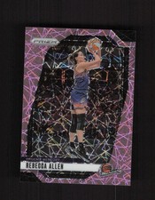 2024 Panini Prizm WNBA #124 Rebecca Allen Pink Velocity Prizms #/79