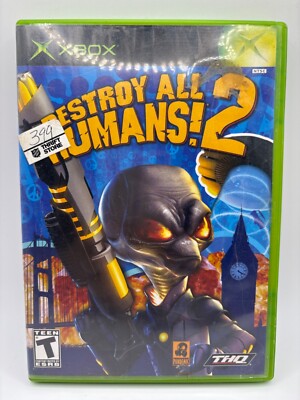 Destroy All Humans! 2 Microsoft Xbox Game CIB