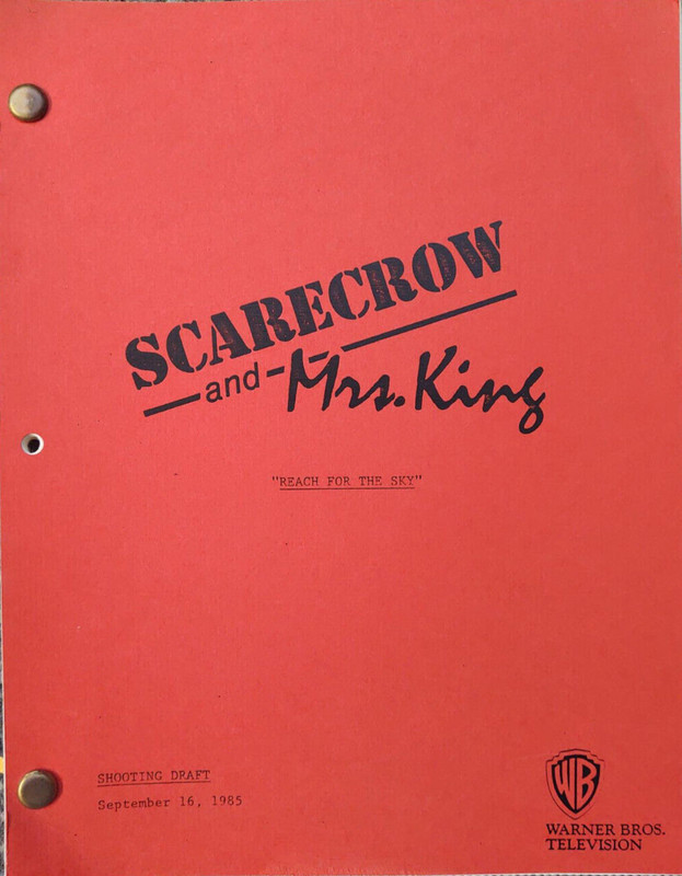 SCARECROW & MRS. KING SERIES REACH FOR THE SKY SCRIPT KATE JACKSON (copy)