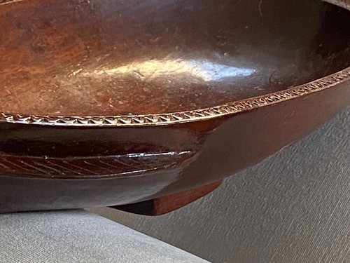 George III Antique Mahogany Tray, 18th or Early 19th Century, 16.5" x 7.75" - Picture 4 of 7