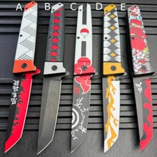 9" Tactical Anime Spring Assisted Folding Pocket Knife Tanto Blade w/ Clip NEW