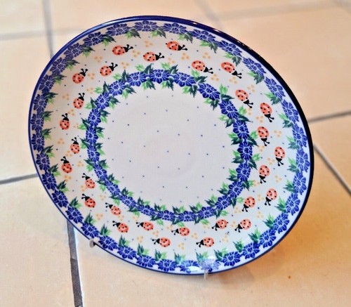 Essteller Speiseteller BUNZLAUER KERAMIK, PFERDE KATZE STERNE 25,5cm - Bild 18 von 23