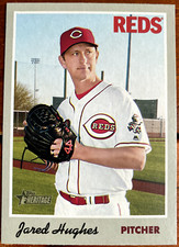 2019 Topps Heritage #3 Jared Hughes Cincinnati Reds