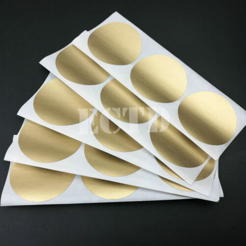 200PC Round Scratch Off Stickers DIY Sliver Labels Game Favor Ticket Card Party  - Picture 1 of 3