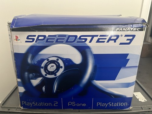 Fanatec Speedster 3 Steering Wheel + Pedals Sony PlayStation 2, Original Box - Picture 8 of 8