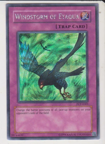 Yu-Gi-Oh TCG Power of Chaos : Yugi the Destiny PCY-E001 Windstorm of Etaqua