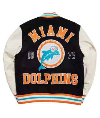 Miami Dolphins Varsity Jacket For Men and women | Premium Quality Fast Shipping