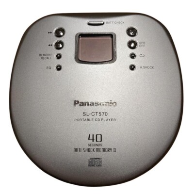 Panasonic パナソニック ポータブルCDプレーヤー SL-CT570 Amazon.co.jp: ポータブルCDプレーヤー SL-CT570-A ブルー