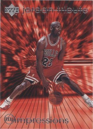 1997年 マイケルジョーダン MVP 記念プレート UPPER DECK 1997-98 Upper Deck MVP 23 Michael Jordan Die-Cut Jordan #VP1 | eBay