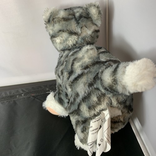 IKEA Kitty Cat Plush Stuffed Animal Soft Toy Gray White Lilleplutt 10” AH - Picture 4 of 6
