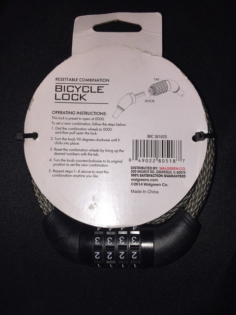living solutions bicycle lock