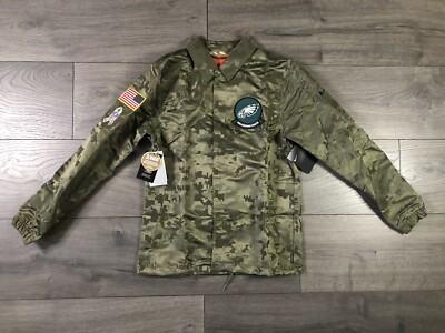 Nike NFL Philadelphia Eagles Salute To Service Camo Jacket Men’s Size  Medium