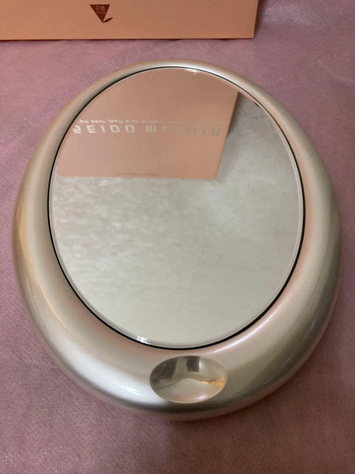 "Espejo de pie Angela Cummings Shiseido Hanatsubaki 1999 7 x 8,8"" Heisei retro Y2K" Foto 2 de 4