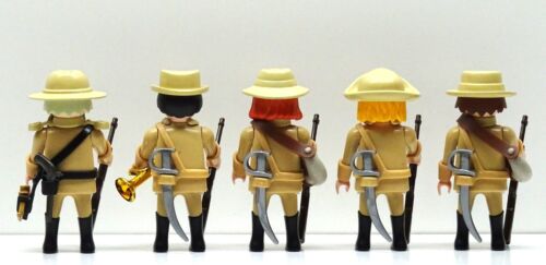 5 x SÜDSTAATLER KAVALLERIE SOLDAT BUTTERNUT PLAYMOBIL zu Reiter Koppelgurt - RAR - Picture 9 of 11