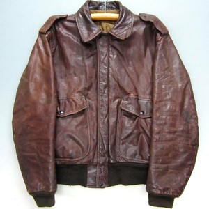 schott a2 leather bomber jacket